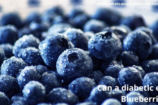 Can a diabetic eat blueberries?