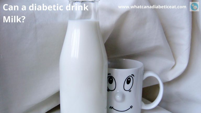 Can a diabetic drink Cow's milk?