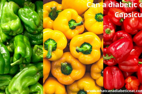 Can a diabetic eat Capsicum?