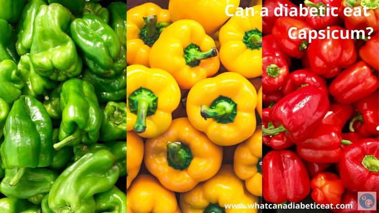 Can a diabetic eat Capsicum?