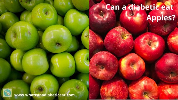 Can a diabetic eat Apples?