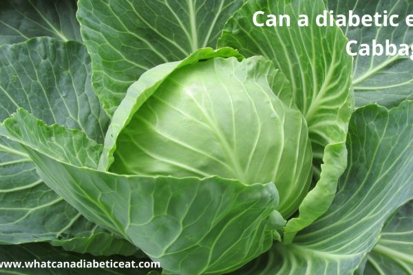Can a diabetic eat Cabbage?