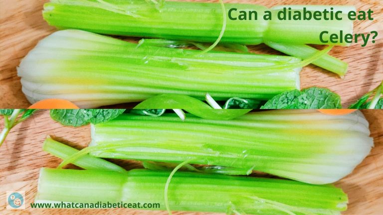 Can a diabetic eat Celery?