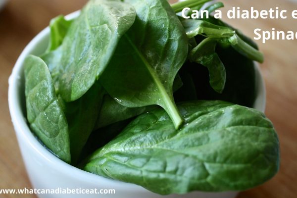 Can a diabetic eat Spinach?