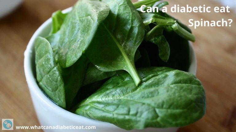 Can a diabetic eat Spinach?