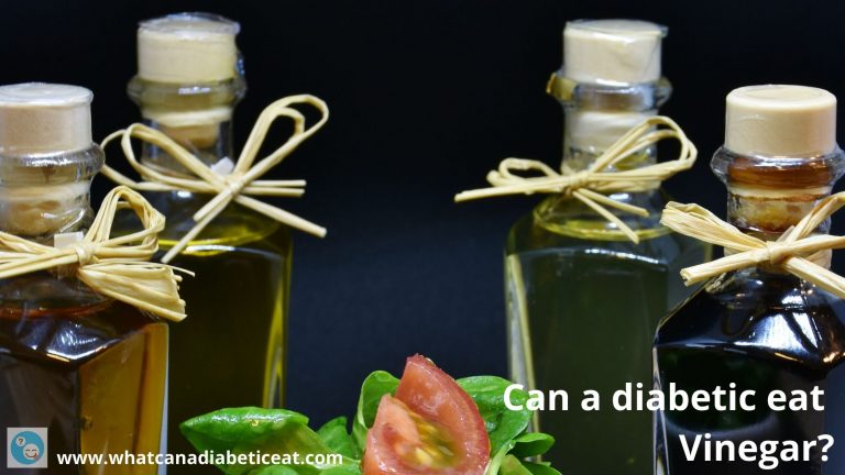 Can a diabetic eat Vinegar?