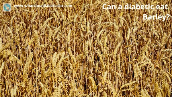 Can a diabetic eat Barley?