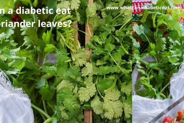 Can a diabetic eat Coriander leaves?