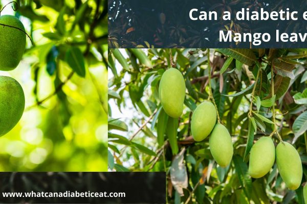 Can a diabetic eat Mango leaves?