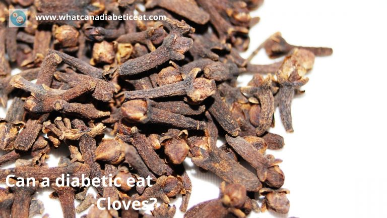 Can a diabetic eat Cloves