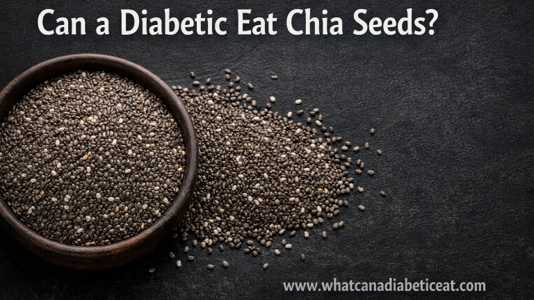 Chia seeds in a bowl on a dark background for diabetes-friendly food guide